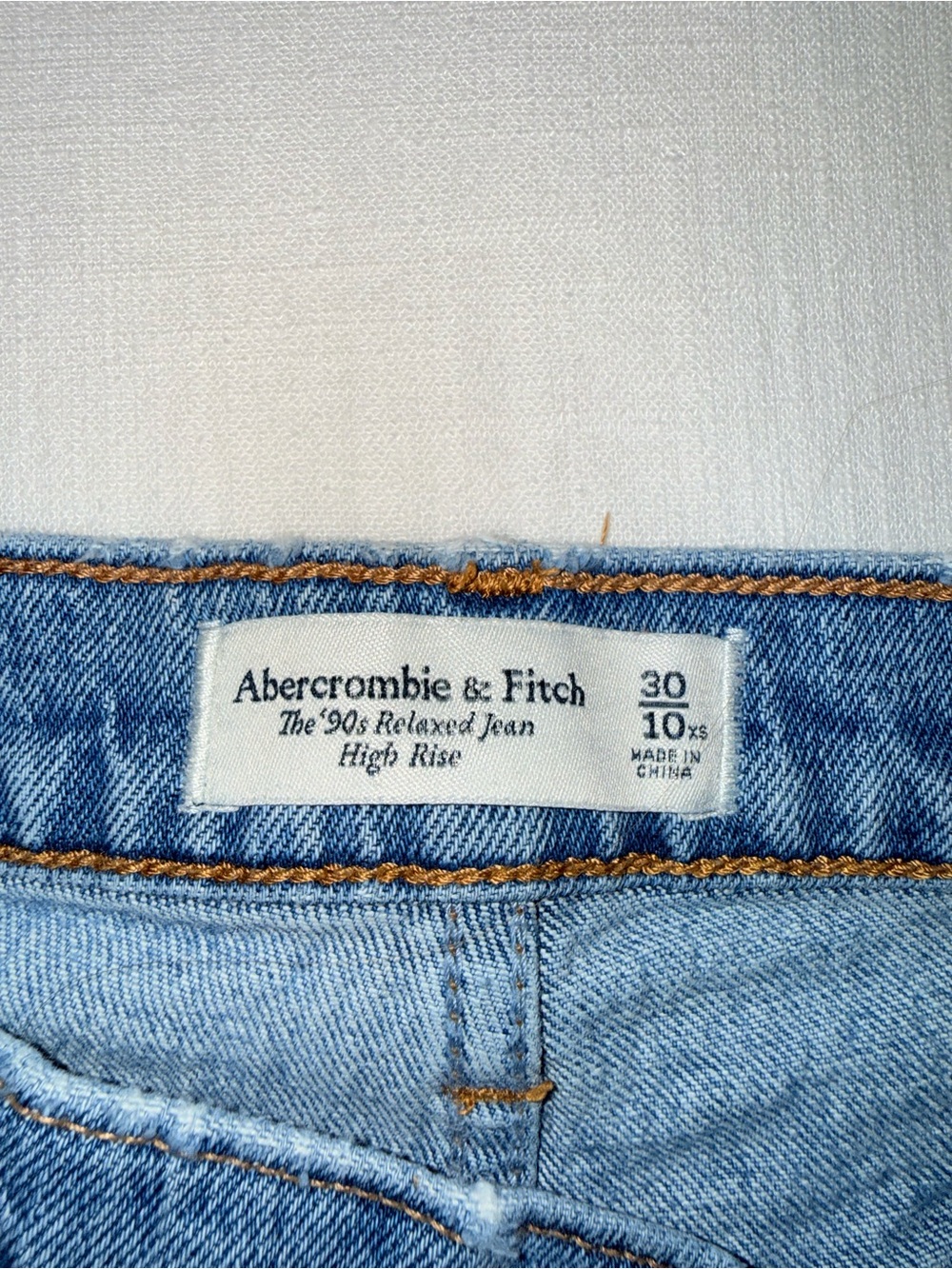 X-Short Abercrombie & Fitch “The 90s Relaxed Jeans High Rise” - Picture 4 of 5